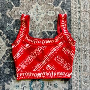 NWT BCBmaxazria Red Crop Top
